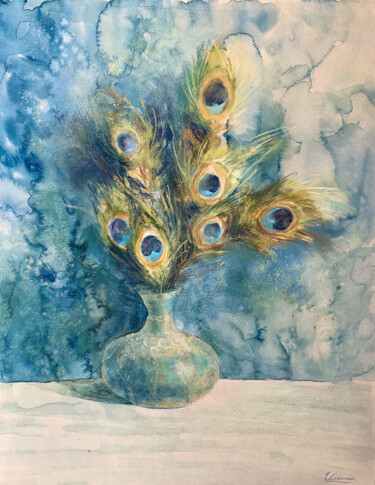 Peinture intitulée "EASTERN FAIRY TALE…" par Tatsiana Ilyina, Œuvre d'art originale, Aquarelle