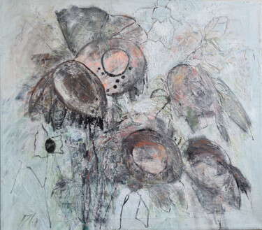 Картина под названием "Sunflowers" - Татьяна Ермольчик, Подлинное произведение искусства, Масло Установлен на Деревянная рам…