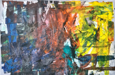 Картина под названием "Abstraction 11" - Татьяна Ермольчик, Подлинное произведение искусства, Акрил