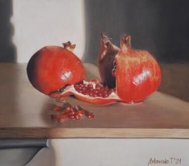 「Pomegranates」というタイトルの描画 Tatyana Lukanenkoによって, オリジナルのアートワーク, パステル