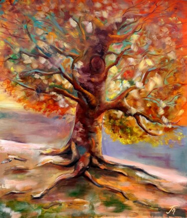 Картина под названием "Light Acceptance" - Tatyana Pertsel, Подлинное произведение искусства, Масло Установлен на Деревянная…