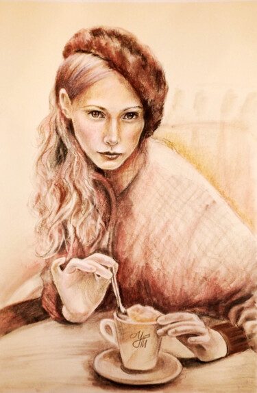 Pintura titulada "Female Empowerment…" por Tatyana Ustyantseva, Obra de arte original, Pastel