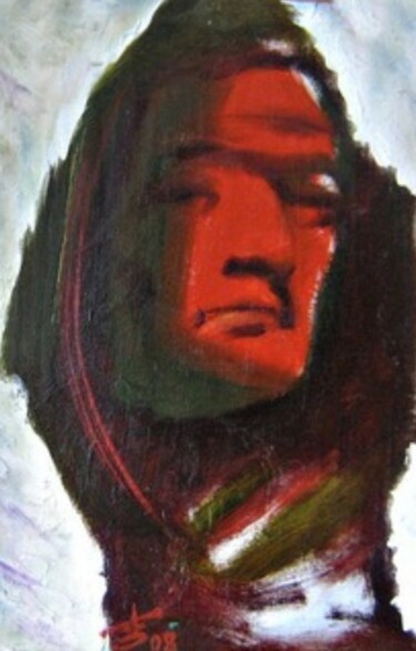 Картина под названием "Доминиканец" - Tatyana Zakharova, Подлинное произведение искусства, Масло