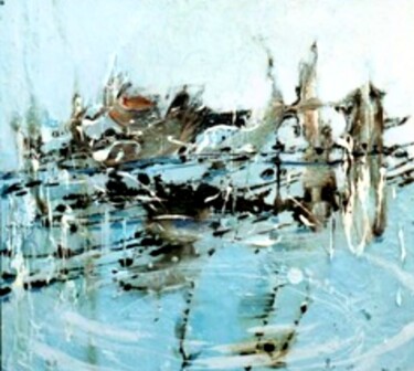 Картина под названием "Побережье" - Tatyana Zakharova, Подлинное произведение искусства, Пигменты