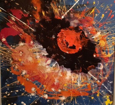Pittura intitolato "Красная планета" da Tatyana Zakharova, Opera d'arte originale, Smalto