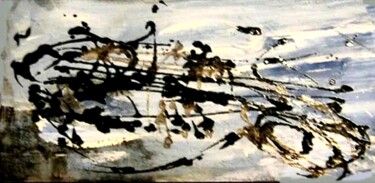 Картина под названием "Лютня" - Tatyana Zakharova, Подлинное произведение искусства, Эмаль