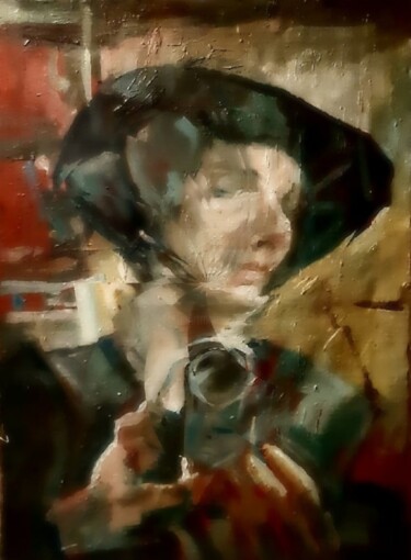 Картина под названием "АвтоСкетч" - Tatyana Zakharova, Подлинное произведение искусства, Масло