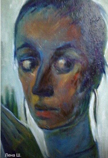 Картина под названием "Е.Ш." - Tatyana Zakharova, Подлинное произведение искусства, Масло