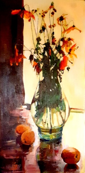 Ζωγραφική με τίτλο "Топинамбур и абрико…" από Tatyana Zakharova, Αυθεντικά έργα τέχνης, Ακρυλικό