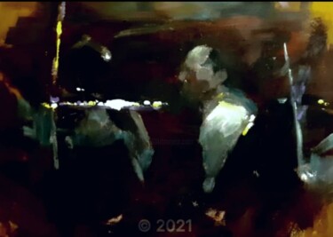Картина под названием "Дорога на Кронштадт" - Tatyana Zakharova, Подлинное произведение искусства, Акрил