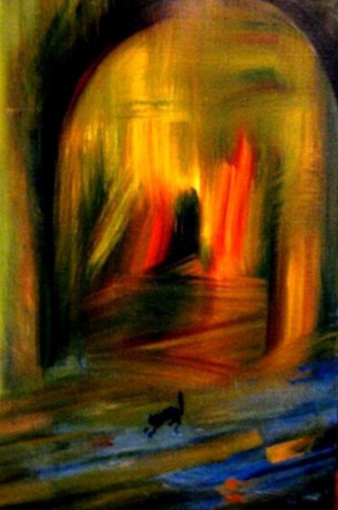 Картина под названием "Петербургские арки" - Tatyana Zakharova, Подлинное произведение искусства, Масло