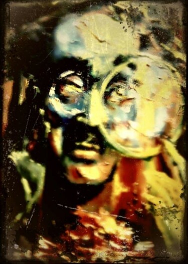 Картина под названием "Шлиман (фрагмент)" - Tatyana Zakharova, Подлинное произведение искусства, Масло