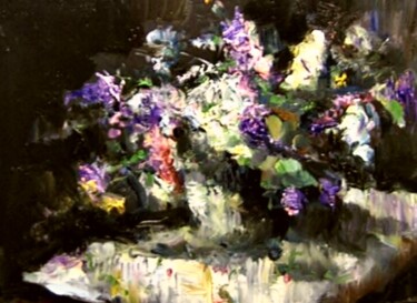 Peinture intitulée "Полевые цветы 2" par Tatyana Zakharova, Œuvre d'art originale, Huile