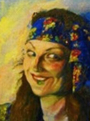 Картина под названием "Джипси" - Tatyana Zakharova, Подлинное произведение искусства, Масло