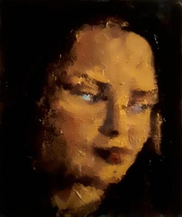 Peinture intitulée "Богиня охоты" par Tatyana Zakharova, Œuvre d'art originale, Acrylique