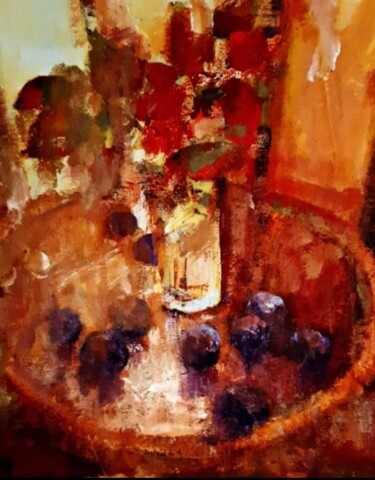 Картина под названием "Осенние мимолетности" - Tatyana Zakharova, Подлинное произведение искусства, Акрил