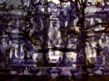 Картина под названием "Лунный вечер. В Але…" - Tatyana Zakharova, Подлинное произведение искусства, Масло
