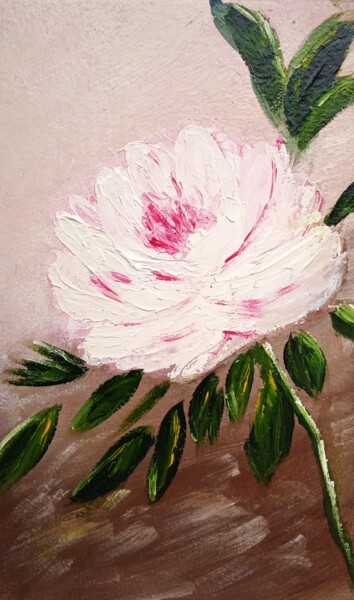 Ζωγραφική με τίτλο "Pink tenderness" από Tatyana Zarembovskaya, Αυθεντικά έργα τέχνης, Λάδι