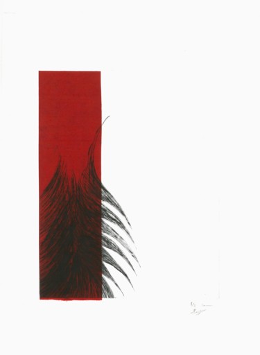 Estampas & grabados titulada "Carmen" por Lucile Taupin, Obra de arte original, Grabado