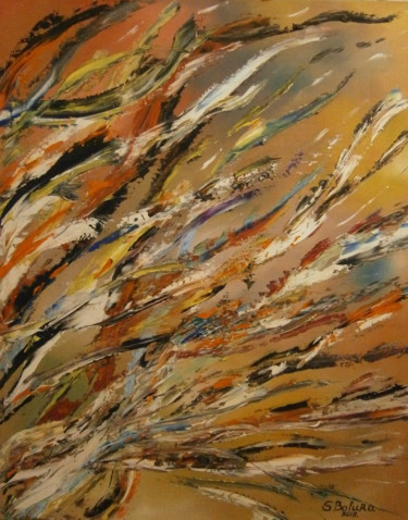 Malerei mit dem Titel "Abstractionism" von Sergeys Balura, Original-Kunstwerk, Öl