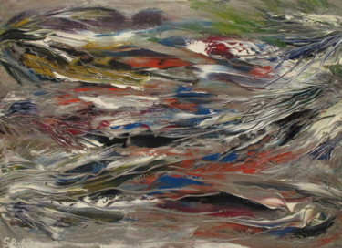 Pintura intitulada ""SEAWEED"" por Sergeys Balura, Obras de arte originais, Óleo