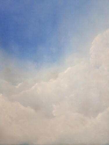 Pintura titulada "Cielo" por Tay Aguilar, Obra de arte original, Oleo