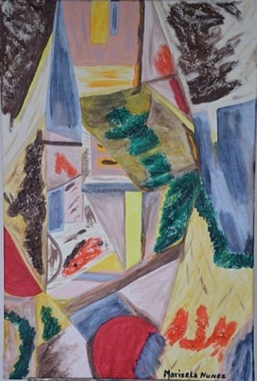 Schilderij getiteld "abstracto 5" door Tazmari, Origineel Kunstwerk
