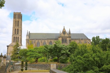 Cathédrale St Etienne à Limoges Photographie intitulée "Cathédrale St Etien…" par Tc.Photographie, Œuvre d'art originale, Photographie numérique