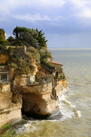 Meschers - falaises Photographie intitulée "Meschers - falaises" par Tc.Photographie, Œuvre d'art originale, Photographie numérique