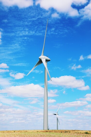 Photographie intitulée "Eoliennes" par Tc.Photographie, Œuvre d'art originale, Photographie numérique