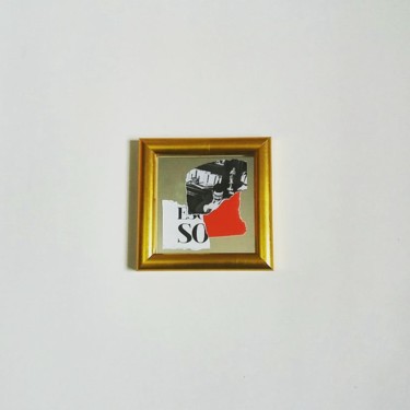 Collages titled "Você consegue ver o…" by Tchago Martins, Original Artwork, Collages Mounted on Glass