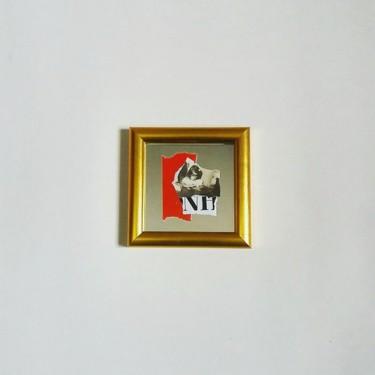 Colagens intitulada "Você consegue ver o…" por Tchago Martins, Obras de arte originais, Colagens Montado em Vidro