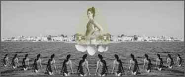Digitale Kunst getiteld "-Belle-Oeuf-" door Tchook.Os, Origineel Kunstwerk, Collages