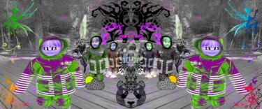 Collages titled "-Panda-Dard-" by Tchook.Os, Original Artwork, Photo Montage