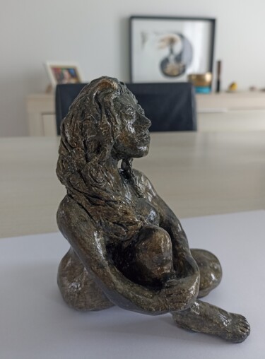 Sculpture intitulée "Sculpture "HYGÉE"" par Ludivine B, Œuvre d'art originale, Argile