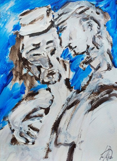 Painting titled "consolation" by Antoine Juliens, Original Artwork, Acrylic
