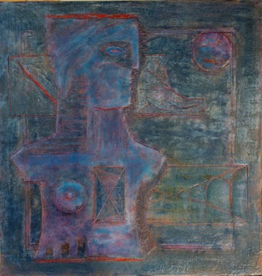 Pittura intitolato "energia-di-una-figu…" da Tommaso Tedesco, Opera d'arte originale, Altro