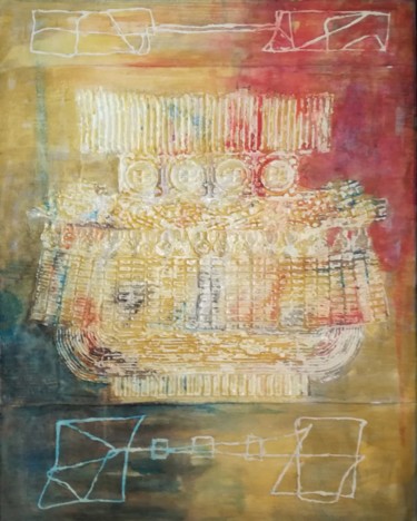Pittura intitolato "Contenitore dell'an…" da Tommaso Tedesco, Opera d'arte originale