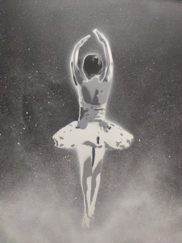 Peinture intitulée "La danseuse étoile" par Galerie Teejo, Œuvre d'art originale, Bombe aérosol