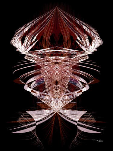 Grafika cyfrowa / sztuka generowana cyfrowo zatytułowany „SPIRAL” autorstwa Tegas, Oryginalna praca