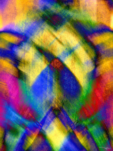 Digitale Kunst mit dem Titel "FAKIR" von Tegas, Original-Kunstwerk