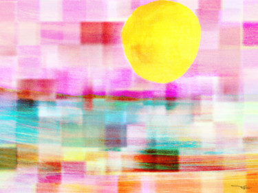 Digitale Kunst mit dem Titel "SOMEWHERE" von Tegas, Original-Kunstwerk