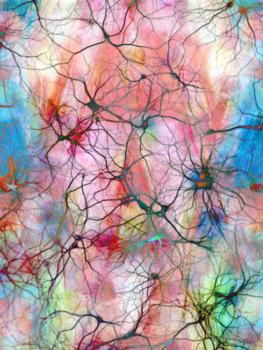 Digital Arts titled "NEURONS" by Tegas, Original Artwork