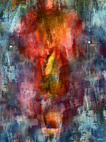 Digitale Kunst mit dem Titel "AGAPE" von Tegas, Original-Kunstwerk