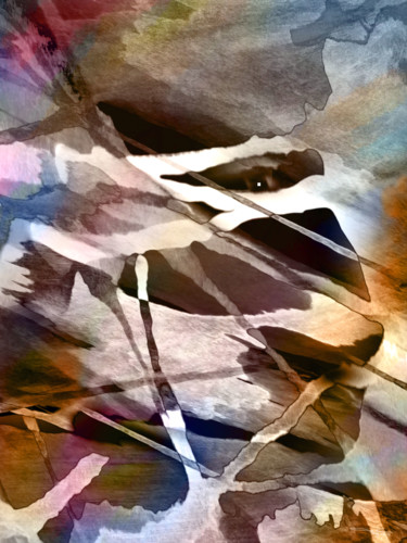 Digitale Kunst mit dem Titel "AFRIQUE" von Tegas, Original-Kunstwerk