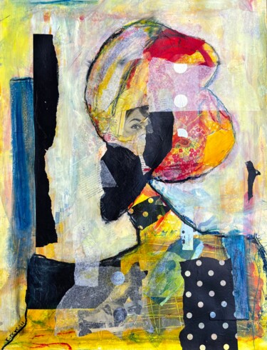 Malerei mit dem Titel "La Nabab" von Thomas Reveau, Original-Kunstwerk, Acryl