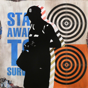 Peinture intitulée "Tehos - Stay awake…" par Tehos, Œuvre d'art originale, Acrylique