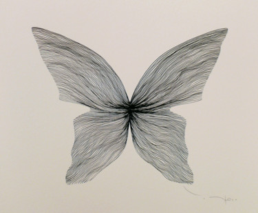 Rysunek zatytułowany „Tehos - Butterfly 01” autorstwa Tehos, Oryginalna praca, Inny