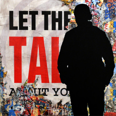 Painting titled "Tehos - Let them ta…" by Tehos, Original Artwork, Acrylic