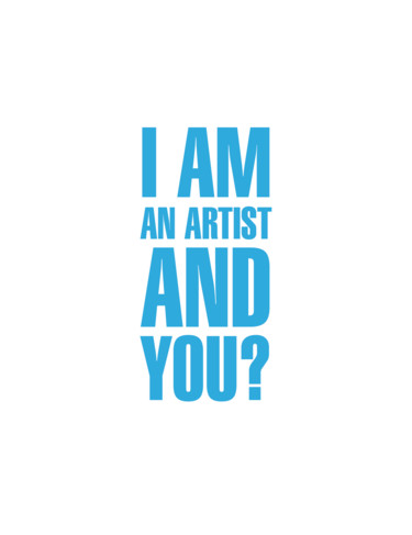Gravures & estampes intitulée "Tehos - I am an art…" par Tehos, Œuvre d'art originale, Autre